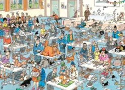 Jan van Haasteren - De Kattenshow Puzzel (1000 stukjes)