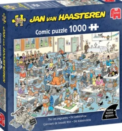 Jan van Haasteren - De Kattenshow Puzzel (1000 stukjes)
