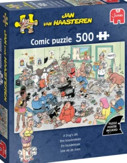 Jan van Haasteren - Een Hondenleven Puzzel (500 stukjes)
