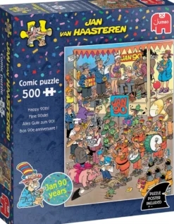 Jan van Haasteren - Fijne 90ste! Puzzel (500 stukjes)