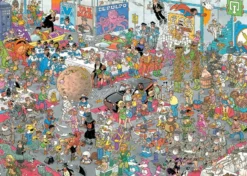 Jan van Haasteren - Geef Ons de Ruimte & Net Als in de Film Puzzel (2x1000 stukjes)