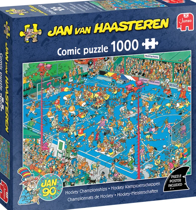 Jan van Haasteren - Hockey Kampioenschappen Puzzel (1000 stukjes)