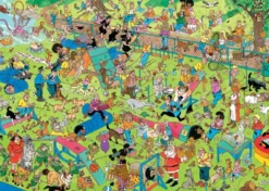 Jan van Haasteren - Hondenparcours Puzzel (1000 stukjes)
