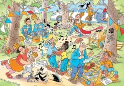 Jan van Haasteren Junior 21 - De Vrijmarkt Puzzel (240 stukjes)