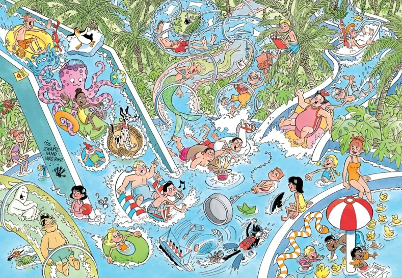 Jan van Haasteren Junior 22 - Waterglijbaan Gekte Puzzel (360 stukjes)