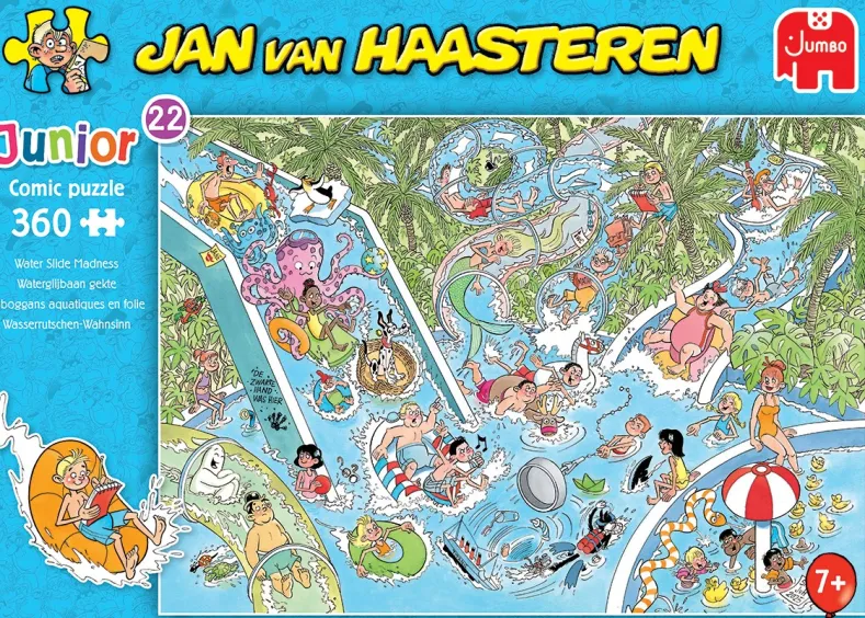 Jan van Haasteren Junior 22 - Waterglijbaan Gekte Puzzel (360 stukjes)