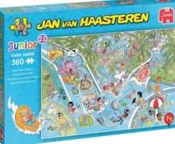 Jan van Haasteren Junior 22 - Waterglijbaan Gekte Puzzel (360 stukjes)