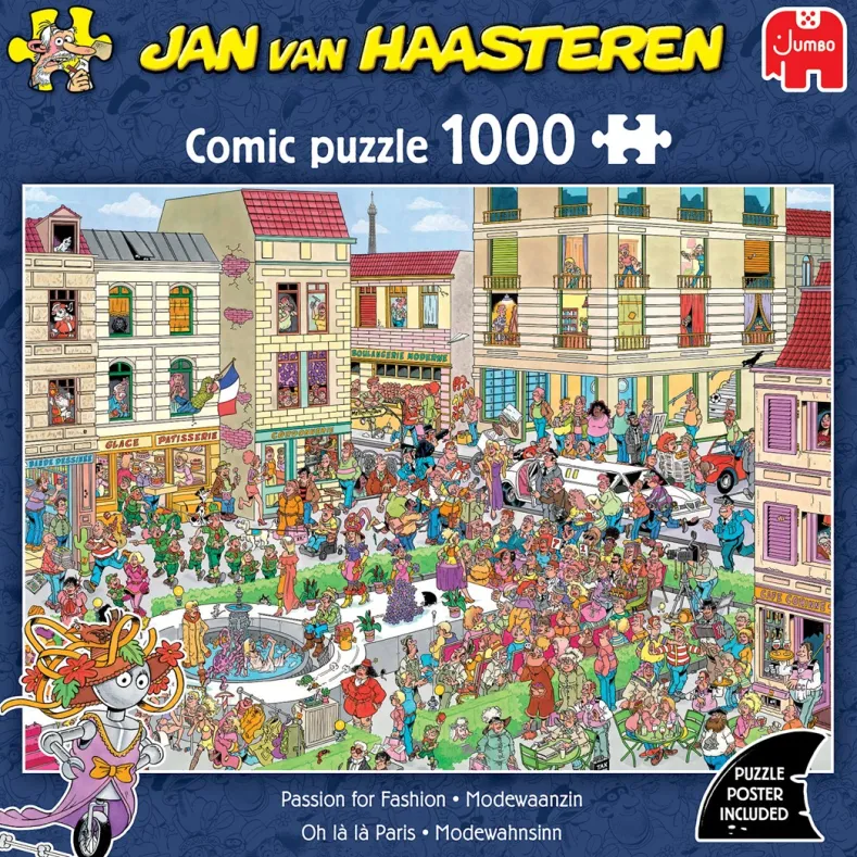Jan van Haasteren - Modewaanzin Puzzel (1000 stukjes)