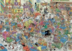 Jan van Haasteren - NK Mens Erger Je Niet Puzzel (1000 stukjes)
