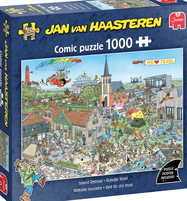 Jan van Haasteren - Rondje Texel Puzzel (1000 stukjes)