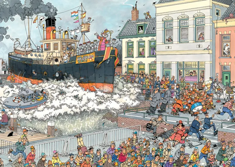 Jan van Haasteren - Sinterklaas Intocht Puzzel (1000 stukjes)