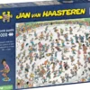 Jan van Haasteren - Skateboarden In De Bowl Puzzel (1000 Stukjes)