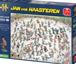 Jan van Haasteren - Skateboarden In De Bowl Puzzel (1000 Stukjes)