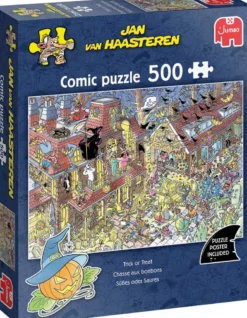 Jan van Haasteren - Trick or Treat Puzzel (500 stukjes)