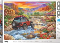 Jeep - Rocky Ride by C.Bigelow Puzzel (1000 stukjes)