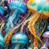 Jellyfish Glow Puzzel (1000 stukjes)