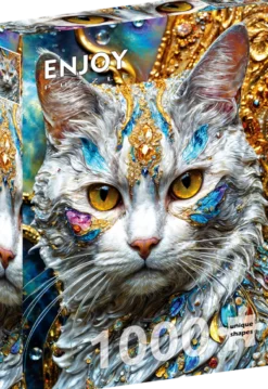 Jeweled Cat Puzzel (1000 stukjes)