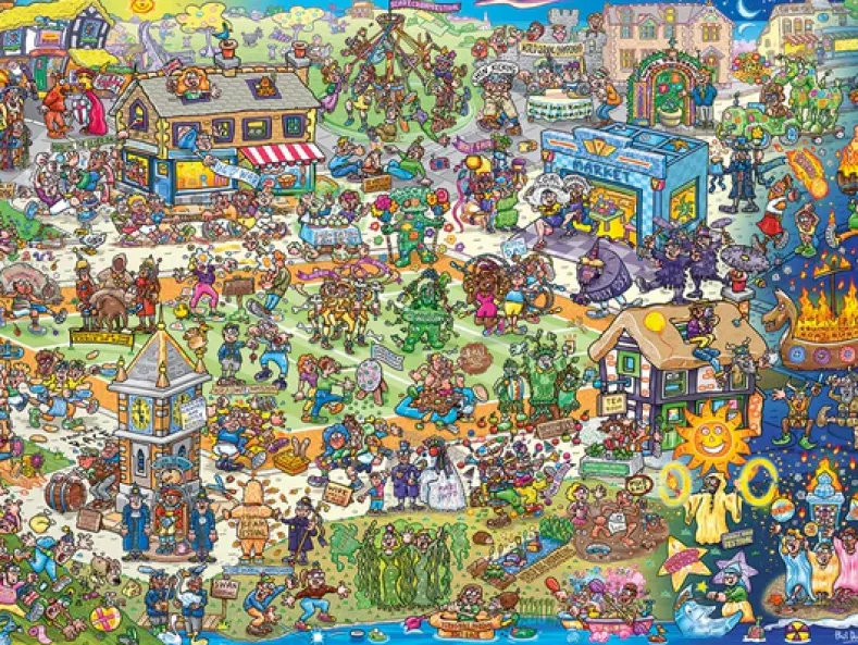 Jokesaws - Barmy Britain Puzzel (1000 stukjes)