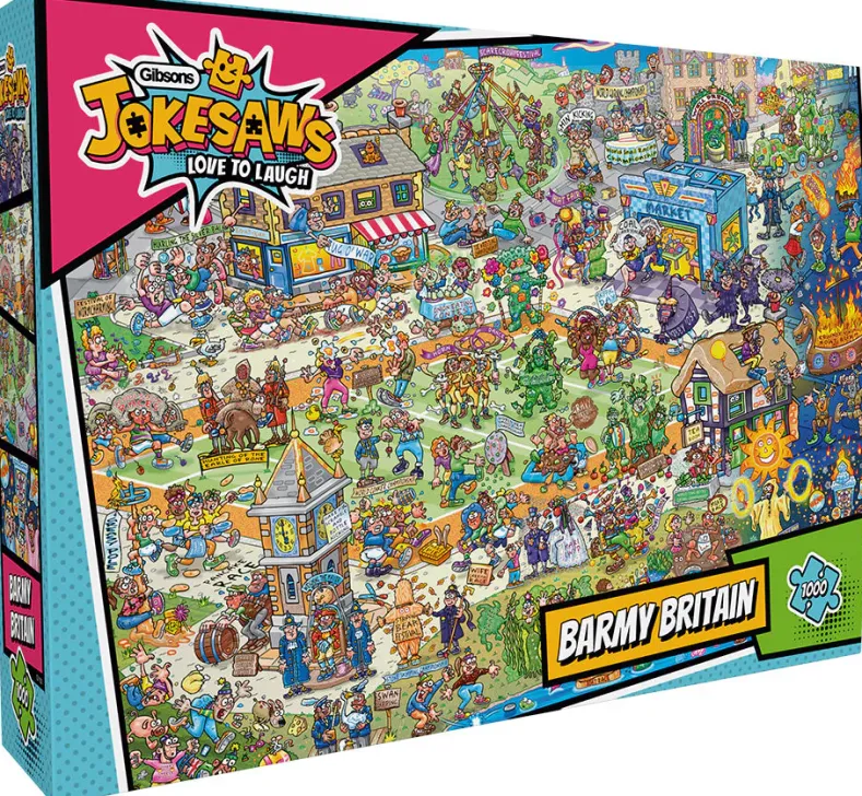 Jokesaws - Barmy Britain Puzzel (1000 stukjes)
