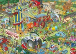 Jokesaws - Country Show Chaos Puzzel (1000 stukjes)