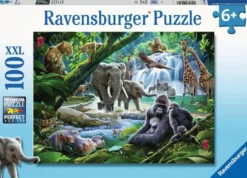 Jungle Dieren Puzzel (100 XXL stukjes)