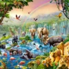 Jungle River Puzzel (500 stukjes)