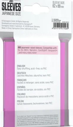 Just Sleeves - Japanese Size Pink