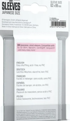 Just Sleeves - Japanese Size White