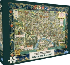 Kerry Lee - London Town by Southern Railway Puzzel (1000 stukjes)