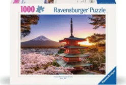 Kersenbloesem bij de Fuji Berg Puzzel (1000 stukjes)