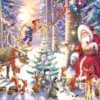 Kerstmis in het bos Puzzel (100 XXL stukjes)