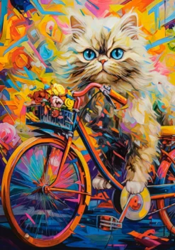 Kitten's Floral Ride Puzzel (500 stukjes)