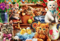 Kittens in the Potting Shed Puzzel (1000 stukjes)