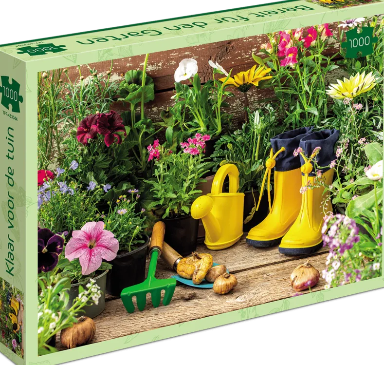 Klaar voor de Tuin Puzzel (1000 stukjes)