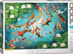 Kleurrijke Koikarpers Puzzel (1000 stukjes)