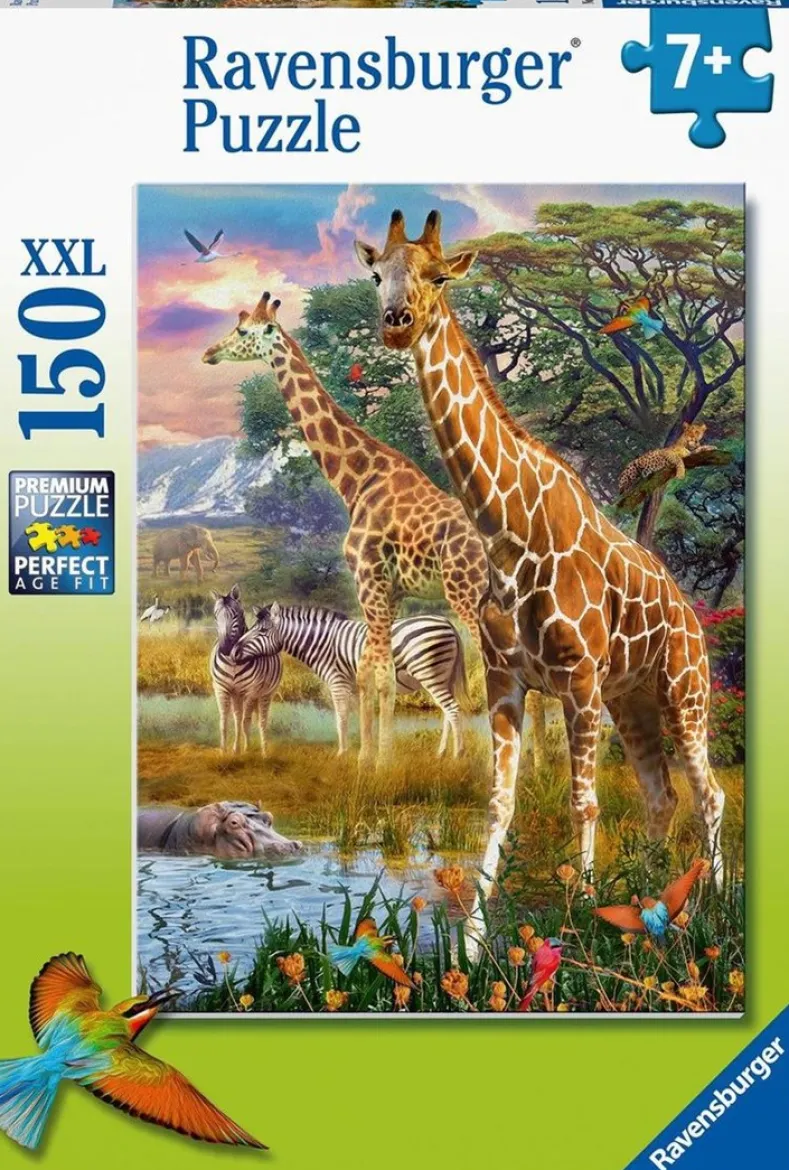 Kleurrijke Savanne Puzzel (150 XXL stukjes)