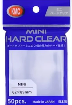 KMC - Small Sleeves - Mini Hard Clear 50 stuks (62x89mm)