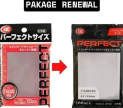 KMC Standard Sleeves - Perfect Size (100 Sleeves)