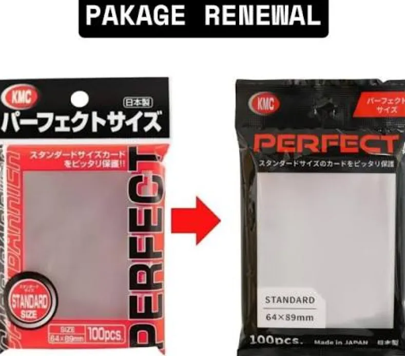 KMC Standard Sleeves - Perfect Size (100 Sleeves)