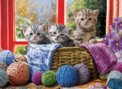 Knittin' Kittens Puzzel (500 XL stukjes)