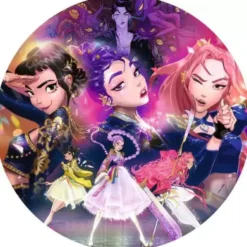 KPop Demon Hunters - HUNTR/X Ronde Puzzel (500 stukjes)
