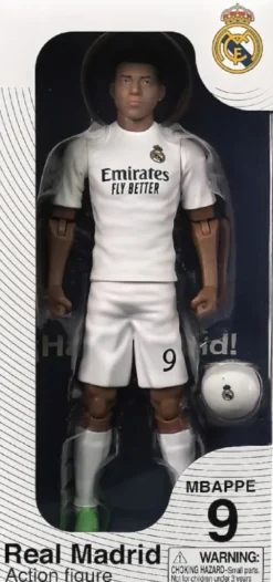 Kylian Mbappe Real Madrid – Actiefiguur Voetballer (20 cm)