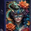 Lady with a Dragon Puzzel (1000 stukjes)