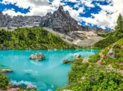 Lake Sorapis Alps Italy Puzzel (2000 stukjes)