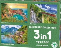 Landscape 3-in 1 Puzzel (3x1000 stukjes)