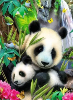 Lieve Panda Puzzel (300 XXL stukjes)