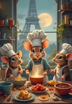 Little Parisian Chefs Puzzel (1000 stukjes)