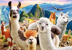 Llamas Selfie Puzzel (1000 stukjes)