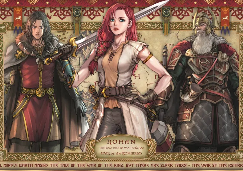 Lord of the Rings - De oorlog van de Rohirrim Puzzel (1000 stukjes)
