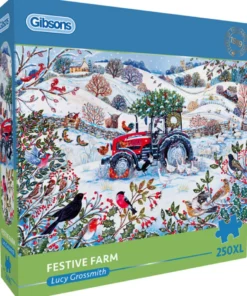 Lucy Grossmith - Festive Farm Puzzel (250XL stukjes)